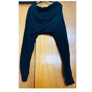 ALLSAINTS LIGHTWEIGHT KNIT DHOTI/DROP CROTCH LEGGINGS